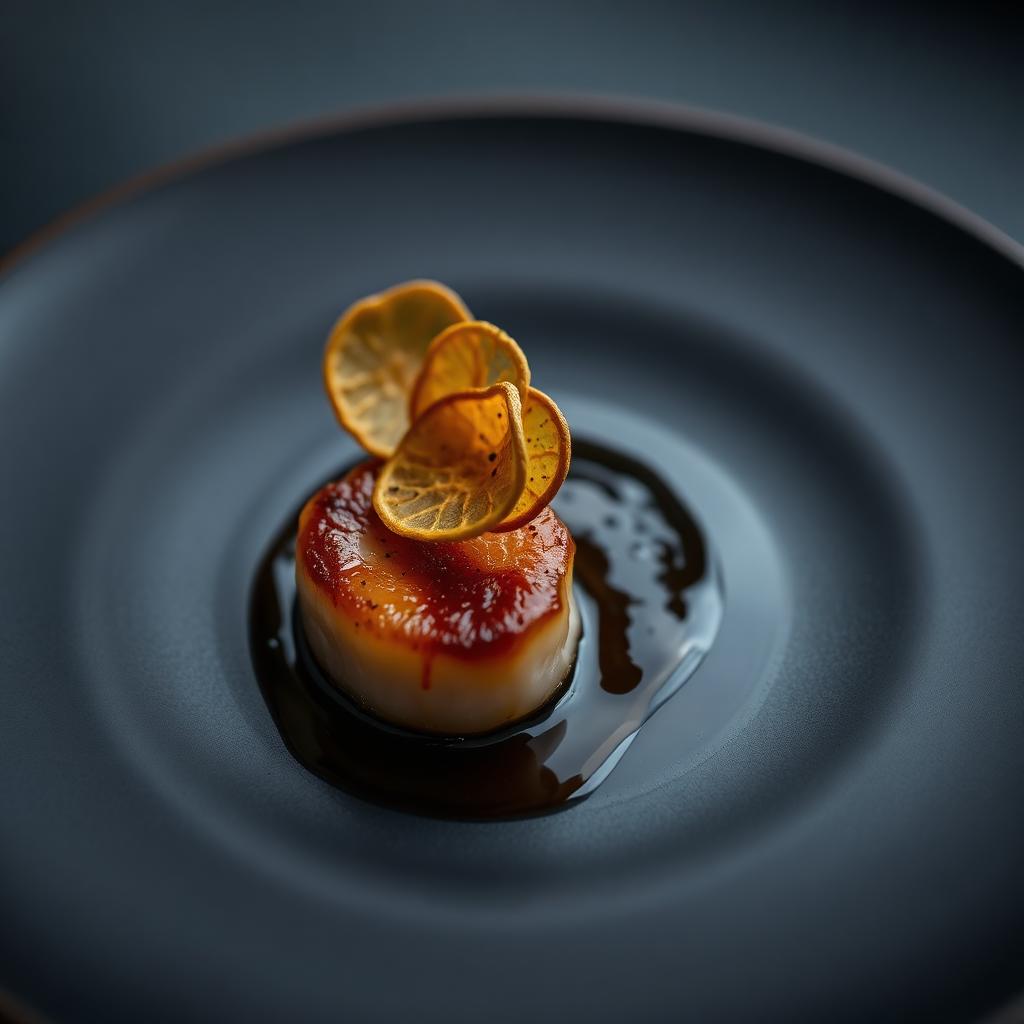 Seared Scallops & Àtà Dùn Dùn