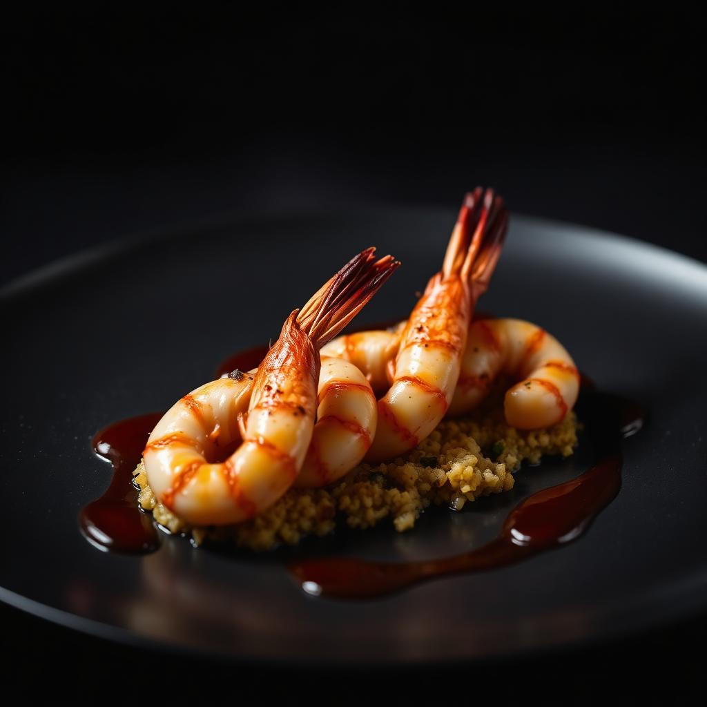 Smoked Designer Jollof & Tiger Prawns
