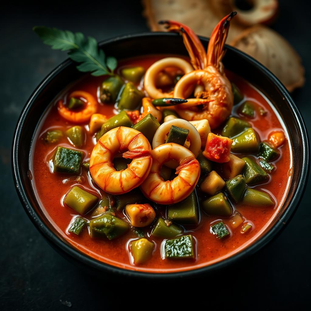 BLACQBUCK Seafood Okra Royale